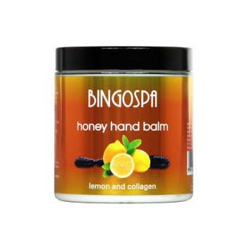 BINGOSPA Balsam miodowy do dłoni z cytryną i kolagenem 250g   !